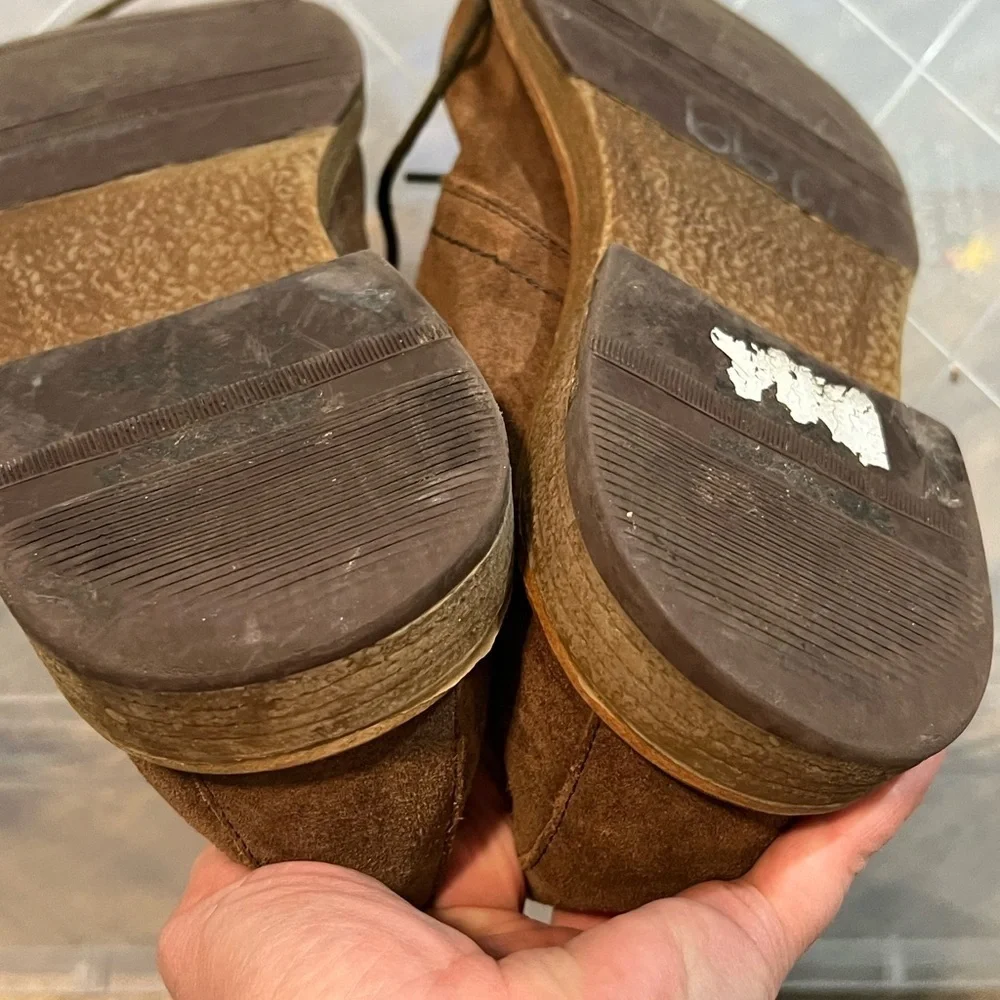 14th & Union Brown Chukka Boots Suede Leather
